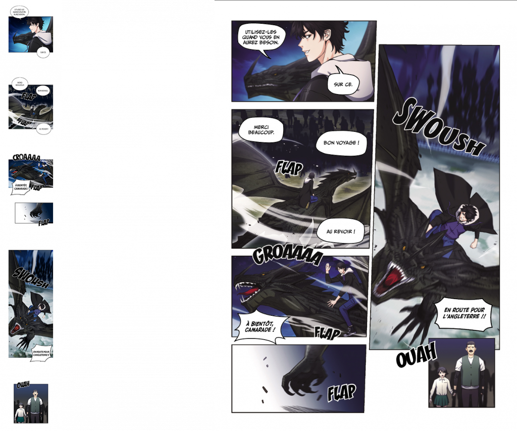 Send us your vertical webtoon, and get back a high-quality PDF formatted for printing.