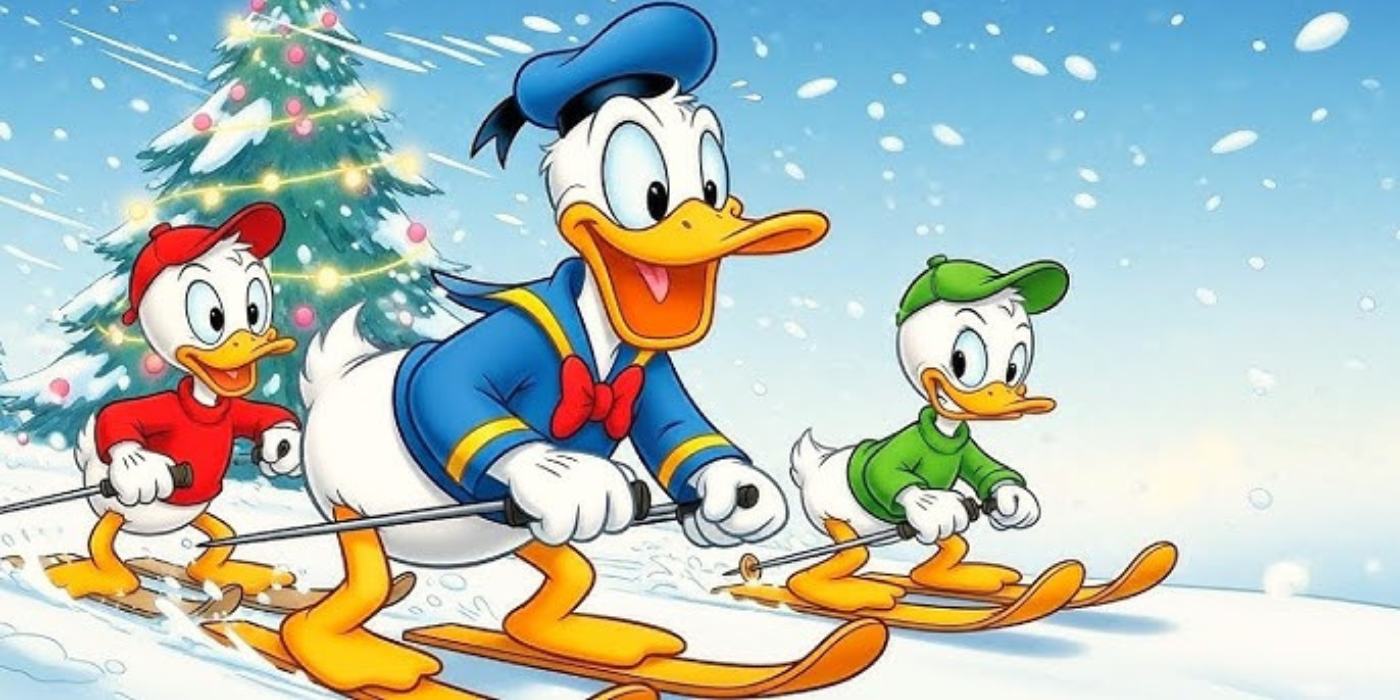 Donald Duck's Ski Race