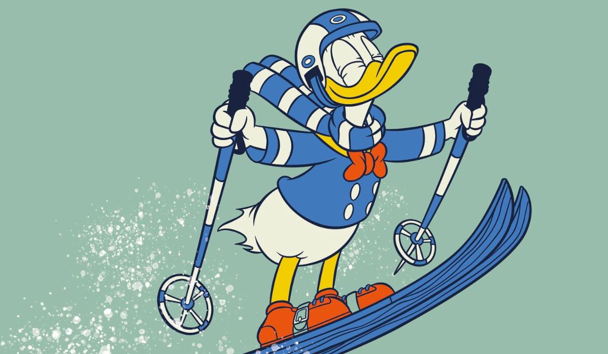 Disney Donald Duck Ski Pin 